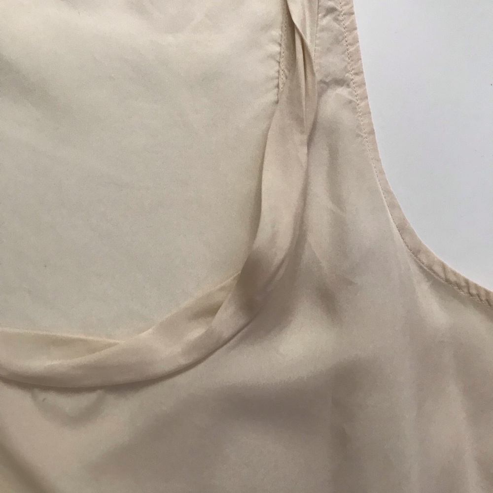 JCrew 100% Silk Off-white tank- size 2